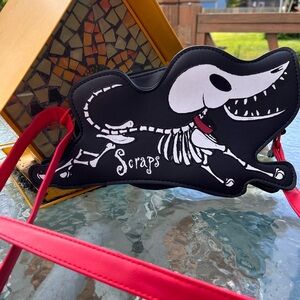 Corpse Bride “Scraps” Bag with Red Strap